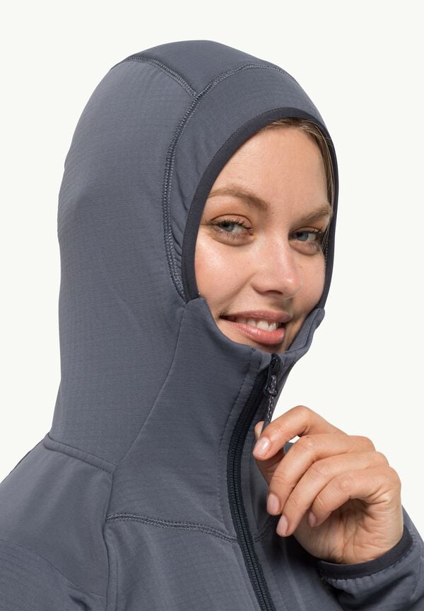 Jack Wolfskin Kolbenberg Hooded Fz W Solo hoy
