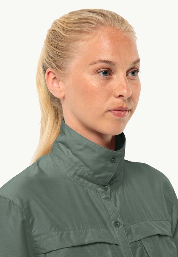 Jack Wolfskin Barrier Ls Shirt W Tienda de fábrica
