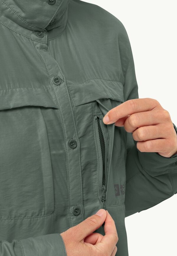 Jack Wolfskin Barrier Ls Shirt W Tienda de fábrica