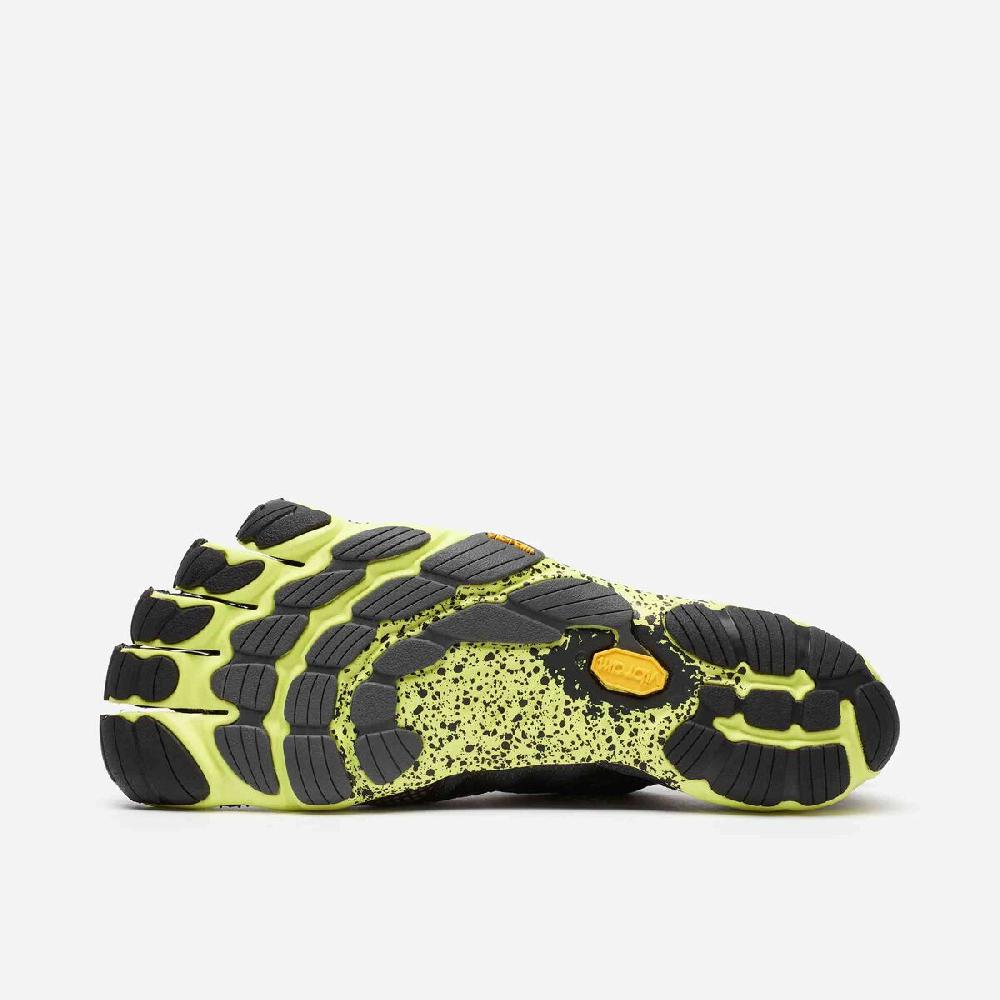 vibram V-Run Hombre Black / Yellow Rebajas de fin de temporada