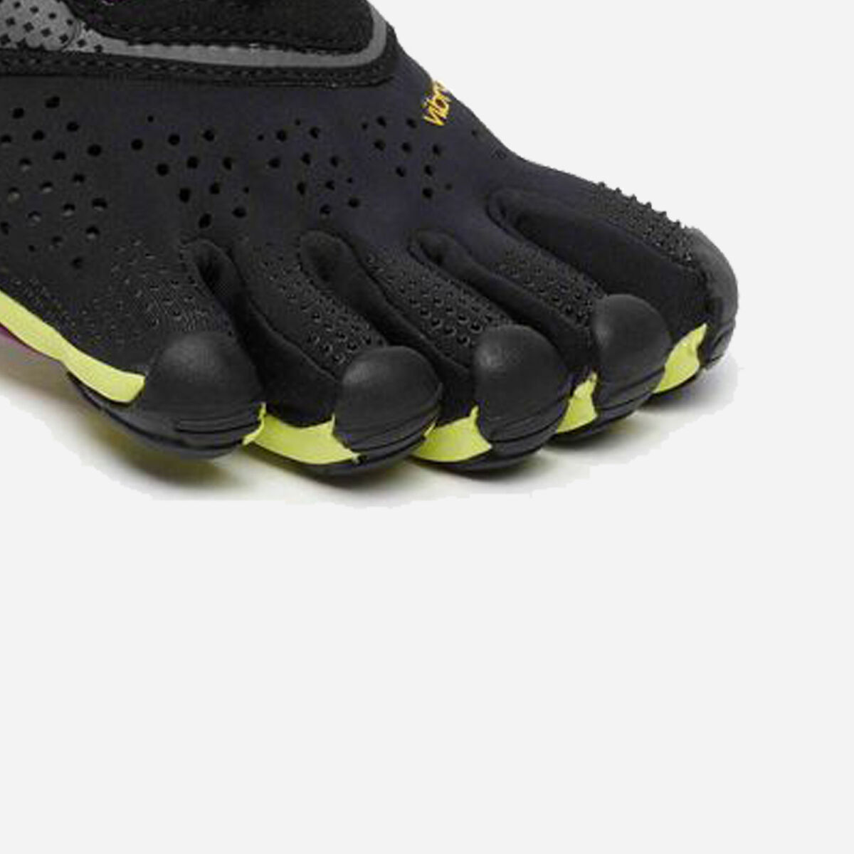 vibram V-Run Mujer Black / Yellow / Purple Precio ultrabajo