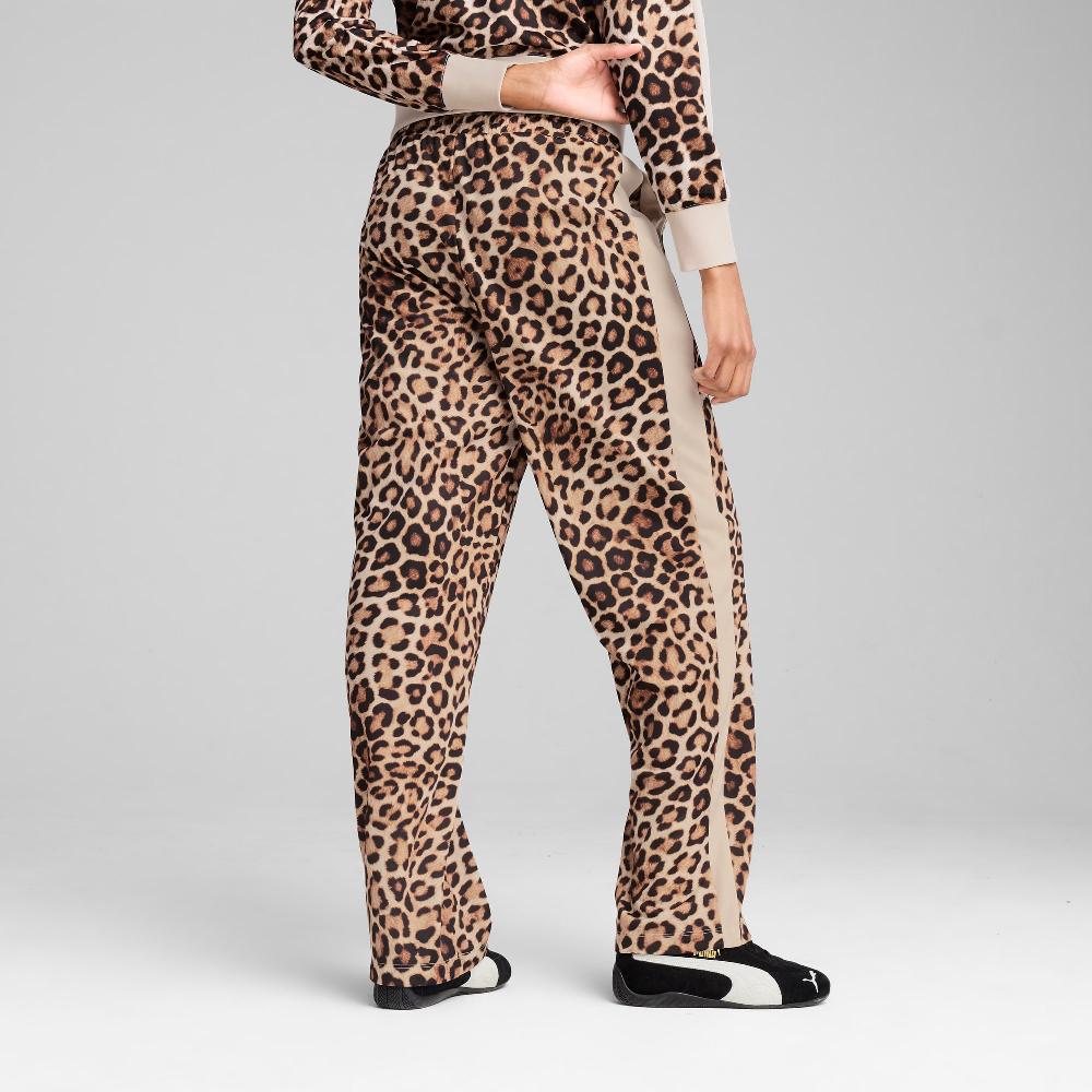 Puma Pantalones rectos con estampado integral T7 LEO LUXE para mujer Superdescuento