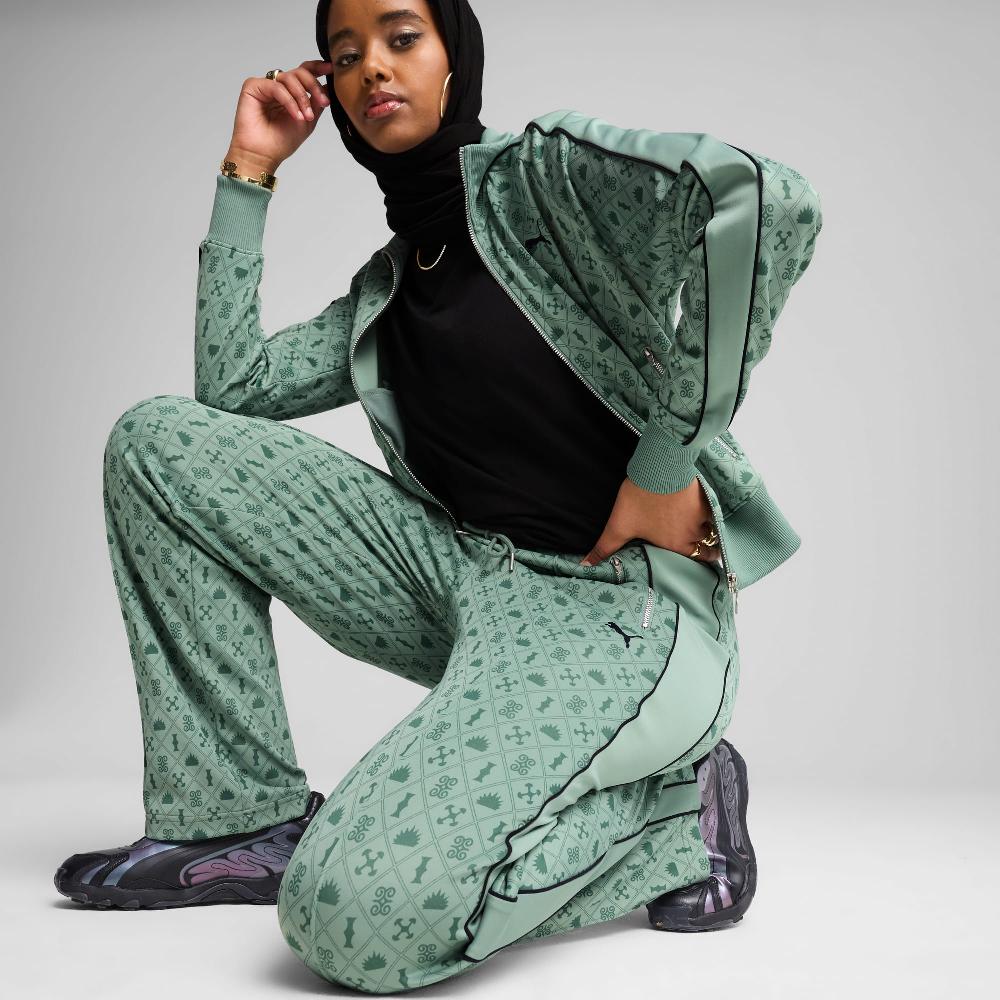 Puma Pantalones rectos estampados Road To Unity T7 para mujer Ahorra y exporta