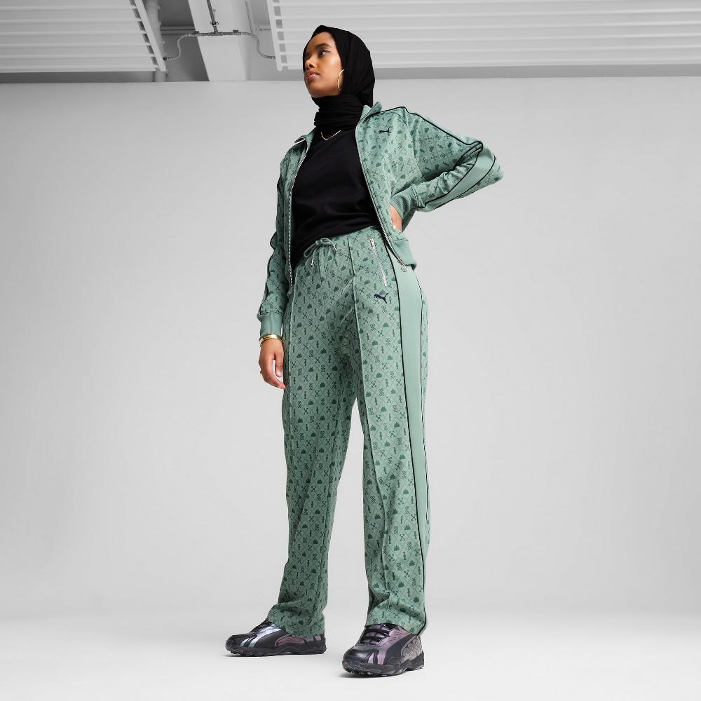 Puma Pantalones rectos estampados Road To Unity T7 para mujer Ahorra y exporta