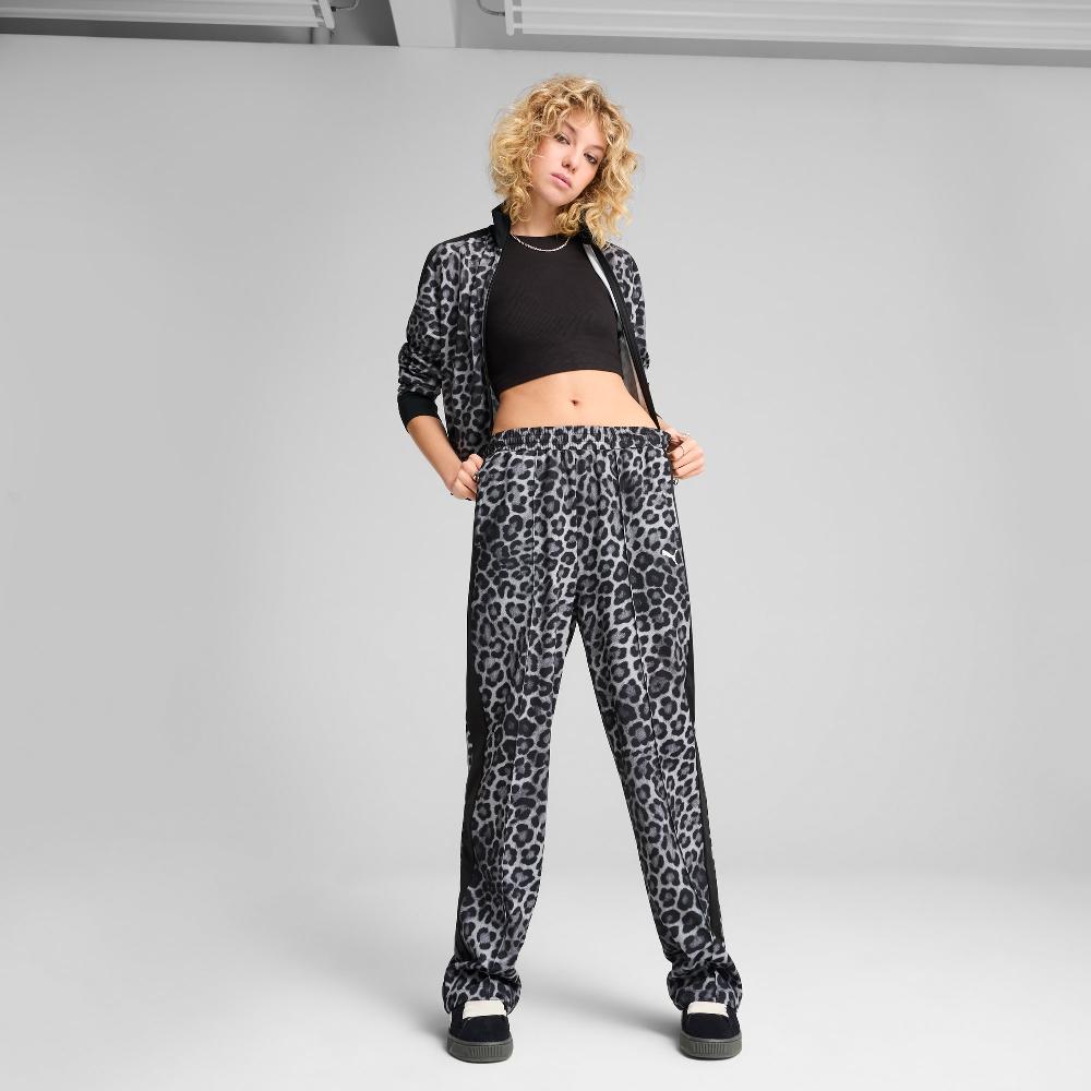 Puma Pantalones rectos con estampado integral T7 LEO LUXE para mujer Último día