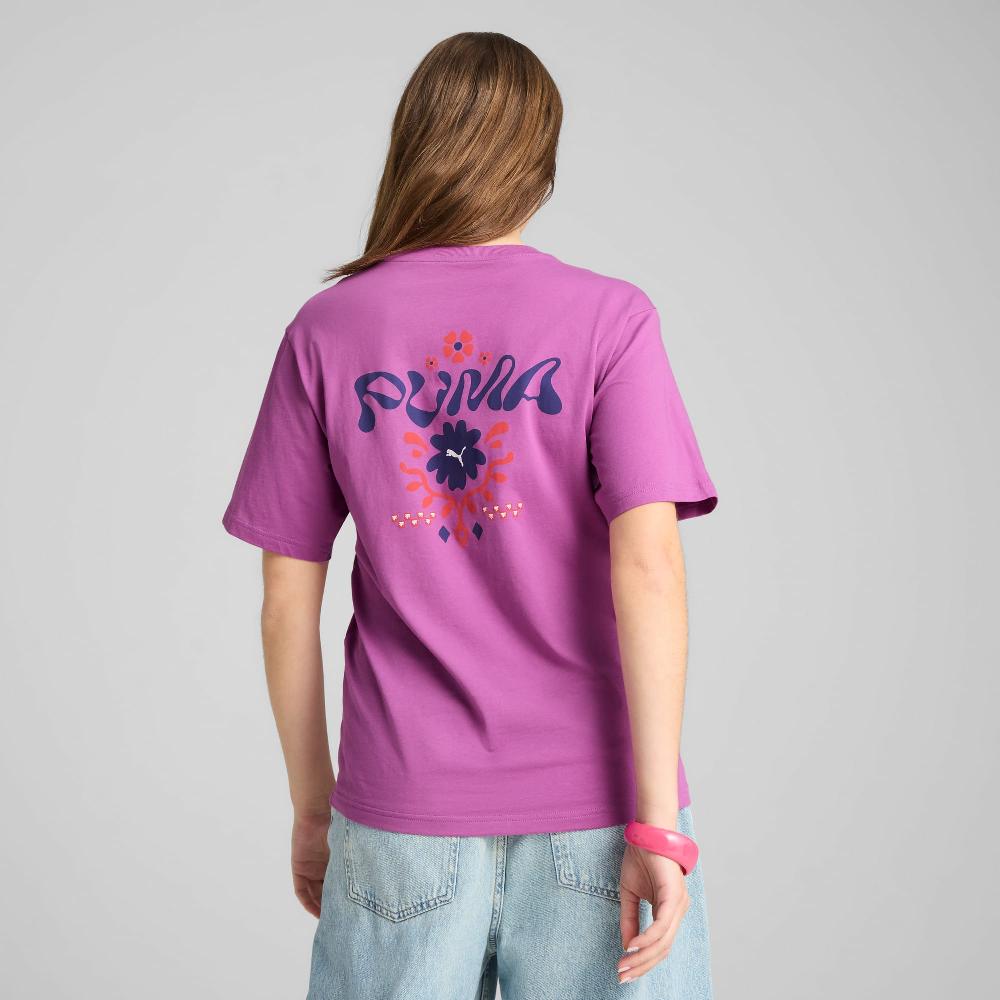 Puma Camiseta estampada holgada ESS FLORAL PACK para mujer Mejor oferta