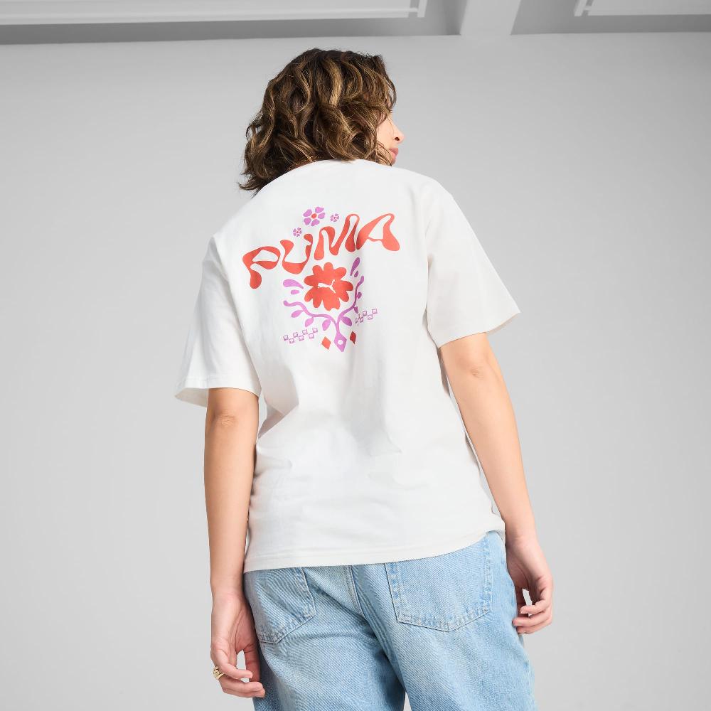 Puma Camiseta estampada holgada ESS FLORAL PACK para mujer Rebajas top