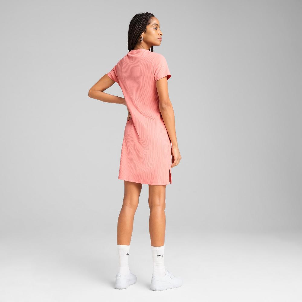 Puma Vestido de canalé ESS ELEVATED Bodycon para mujer Envío gratis