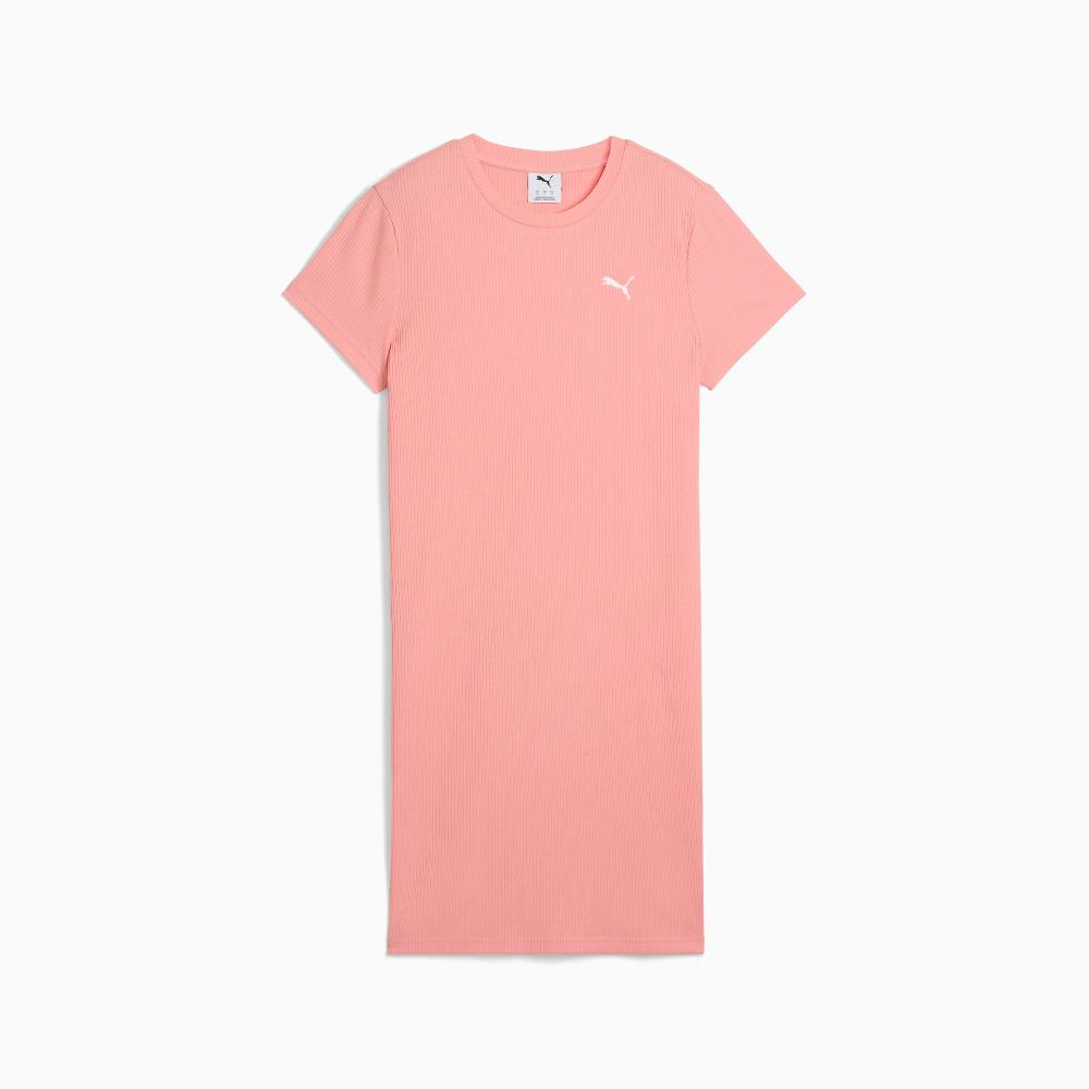 Puma Vestido de canalé ESS ELEVATED Bodycon para mujer Envío gratis