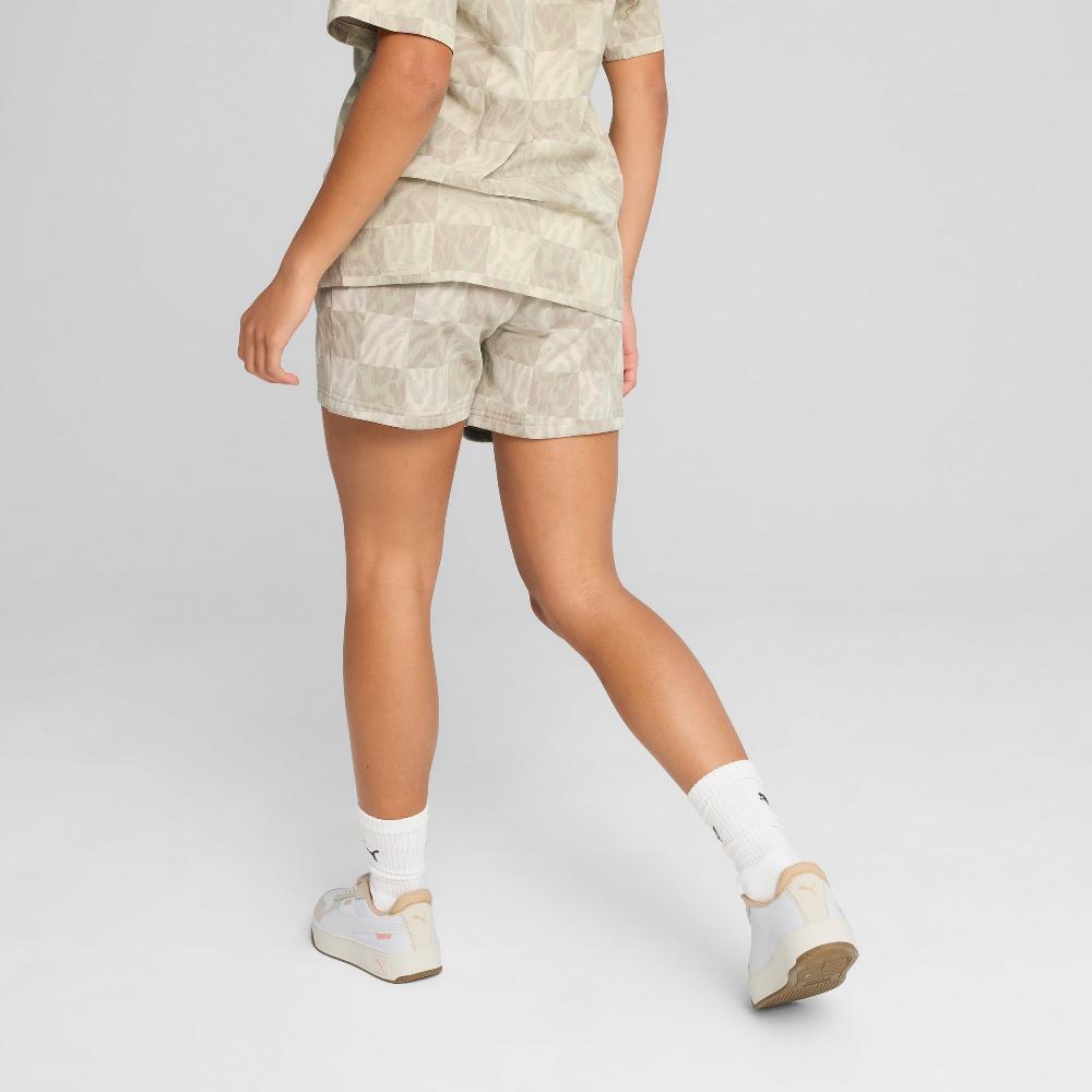 Puma Shorts de talle medio ESS GRAPHIC 5" para mujer Últimos 2 días