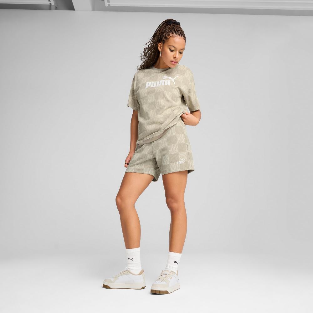 Puma Shorts de talle medio ESS GRAPHIC 5" para mujer Últimos 2 días