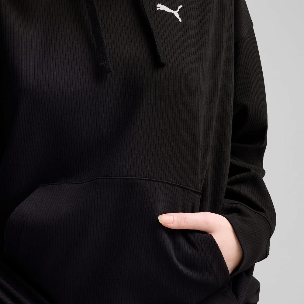 Puma Sudadera de canalé con capucha ESS ELEVATED Comfort para mujer Superdescuento