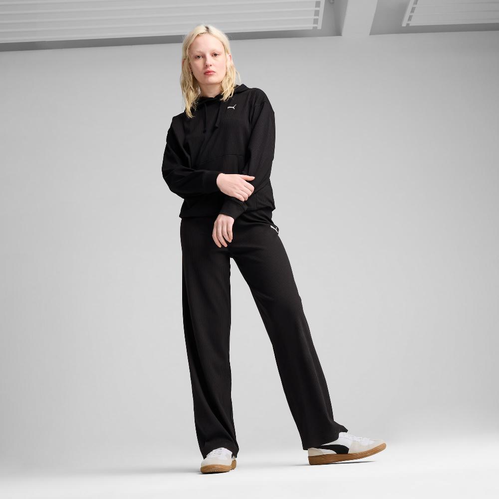 Puma Sudadera de canalé con capucha ESS ELEVATED Comfort para mujer Superdescuento