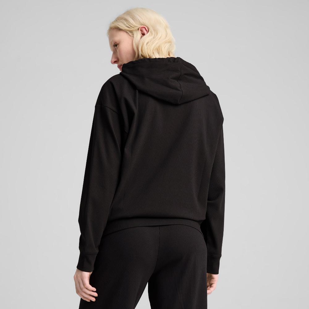 Puma Sudadera de canalé con capucha ESS ELEVATED Comfort para mujer Superdescuento