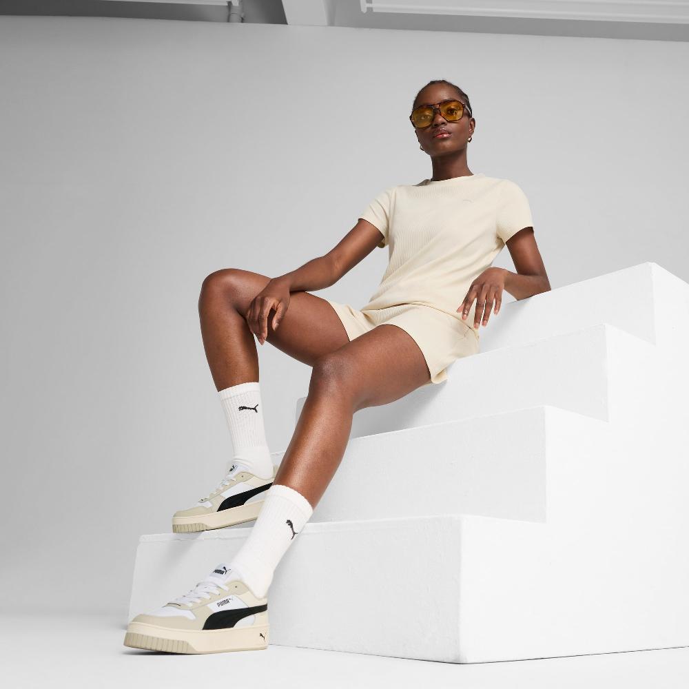 Puma Camiseta de canalé ESS ELEVATED para mujer Grandes descuentos