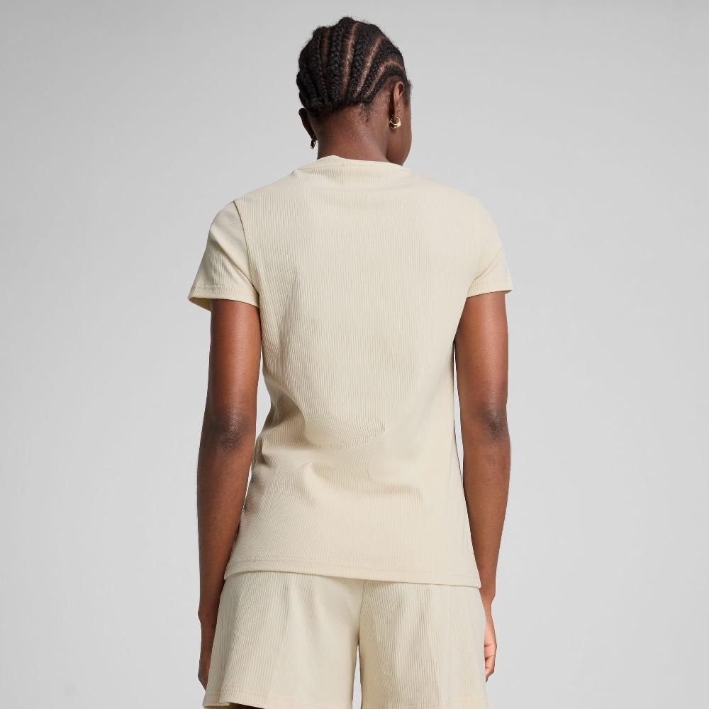 Puma Camiseta de canalé ESS ELEVATED para mujer Grandes descuentos