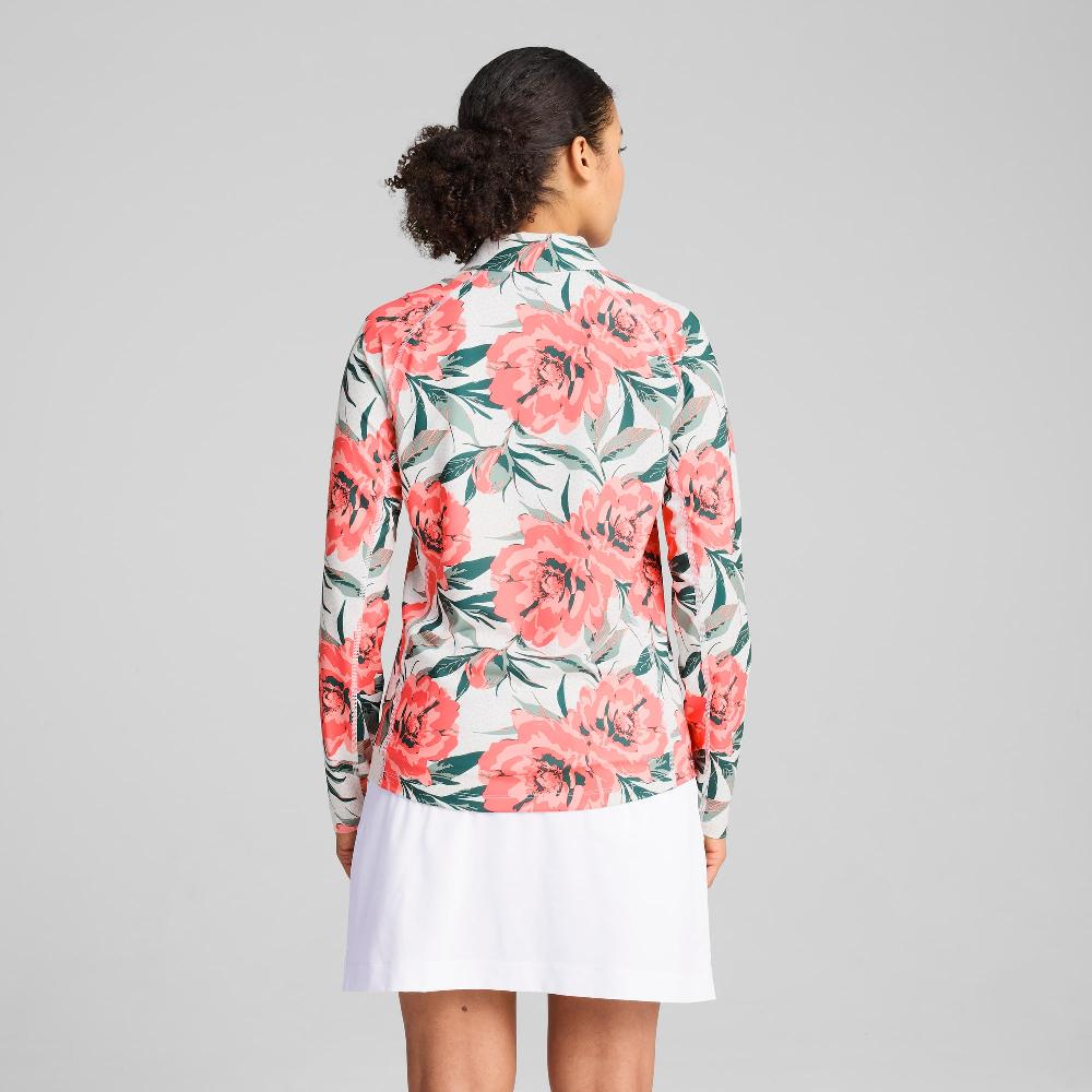 Puma Camiseta de cuello con cremallera YOU-V Beautiful Game para mujer COMPRAR AHORA
