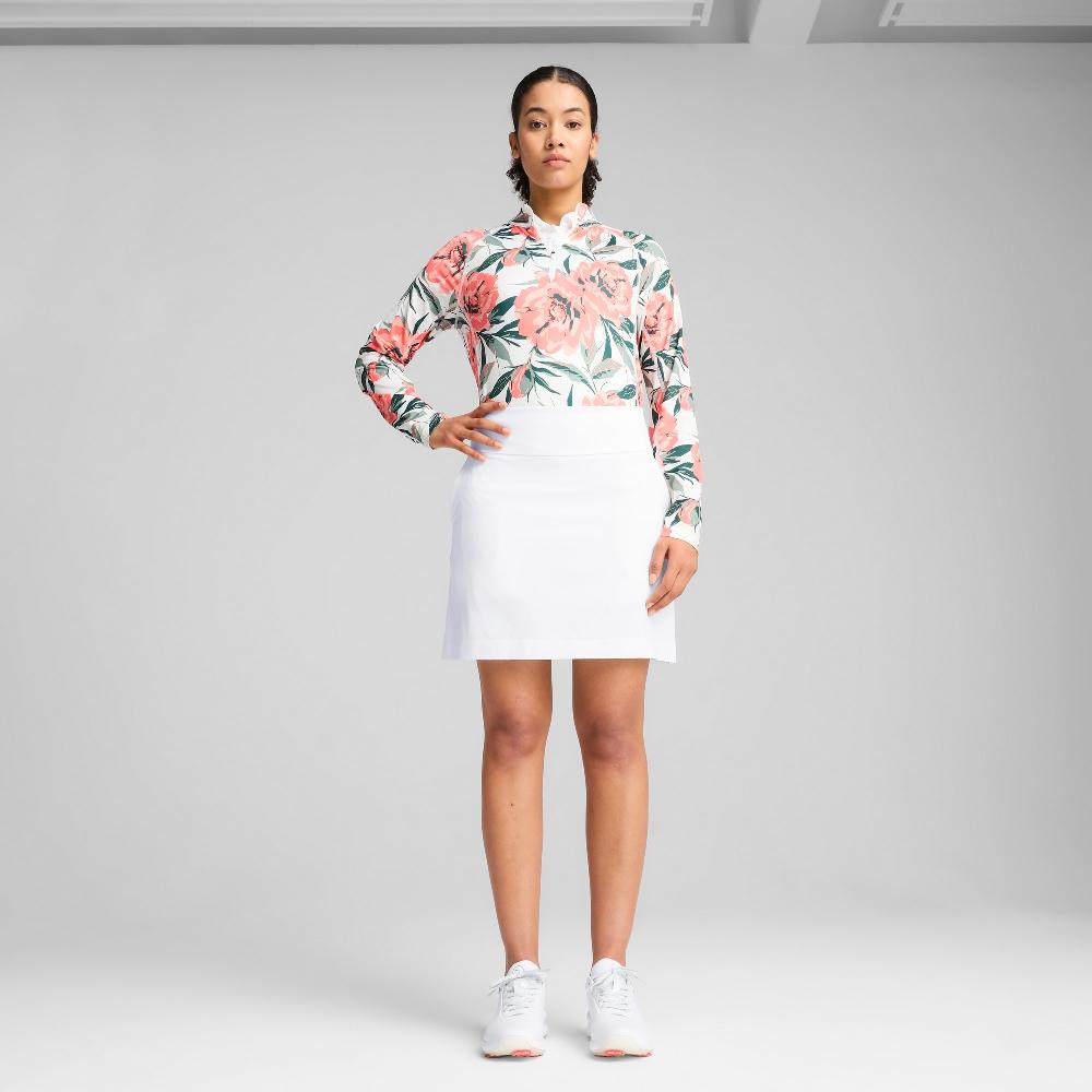 Puma Camiseta de cuello con cremallera YOU-V Beautiful Game para mujer COMPRAR AHORA