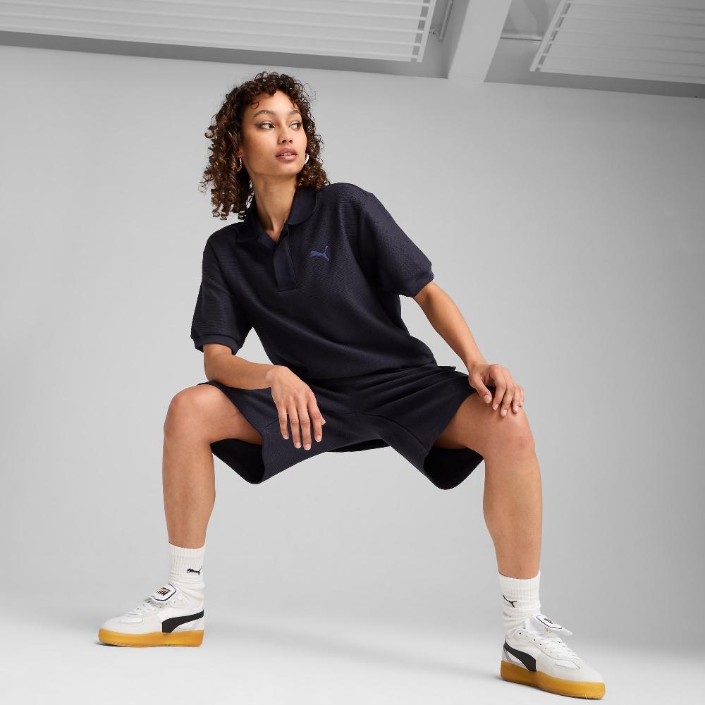 Puma Polo de jacquard holgado PREMIUM ESS unisex Precios de Black Friday