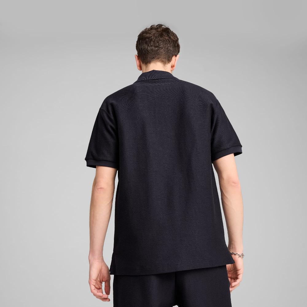Puma Polo de jacquard holgado PREMIUM ESS unisex Precios de Black Friday
