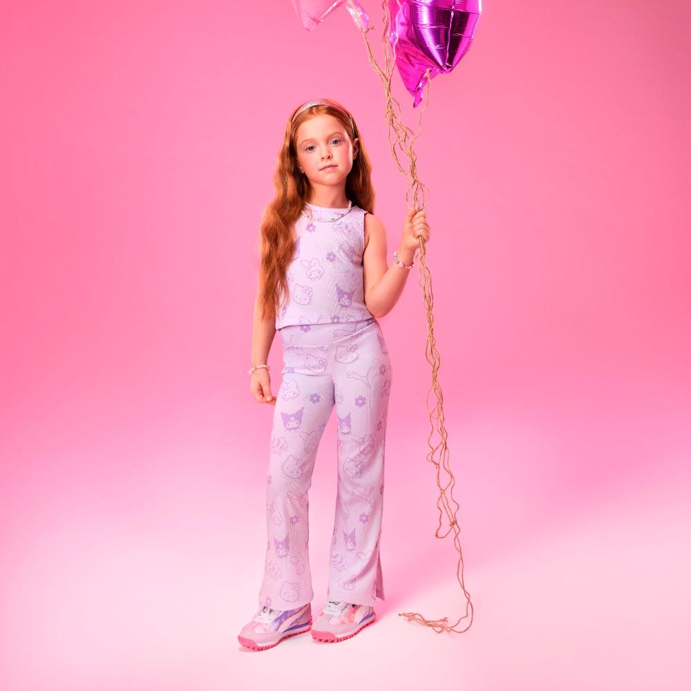 Puma Leggings acampanados de tejido acanalado PUMA x HELLO KITTY AND FRIENDS para niños Gran oferta