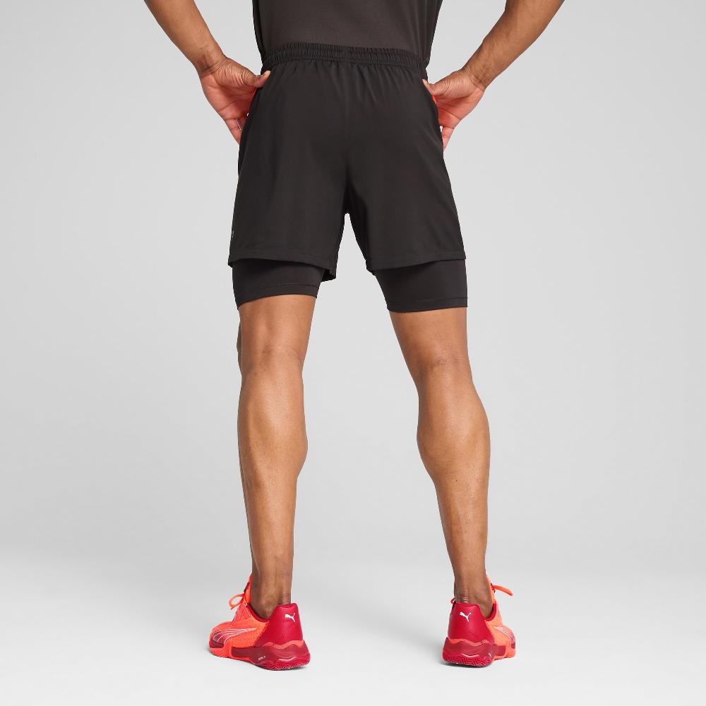 Puma Shorts de pádel INDIVIDUAL 2 en 1 para hombre Descuento