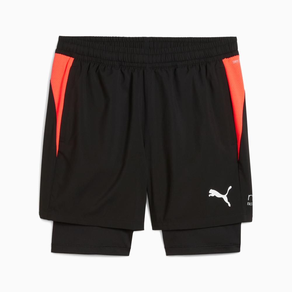 Puma Shorts de pádel INDIVIDUAL 2 en 1 para hombre Descuento