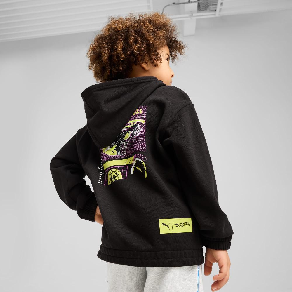 Puma Sudadera estampada de corte holgado y con capucha PUMA x HOT WHEELS™ para niños Precios de Black Friday