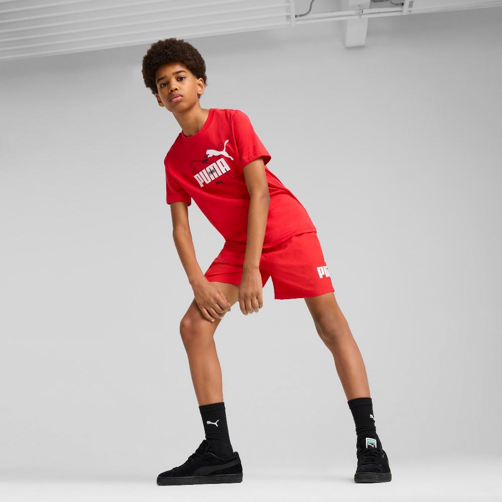 Puma Shorts tejidos Essentials Logo Lab Summer juveniles Descuento por venta flash