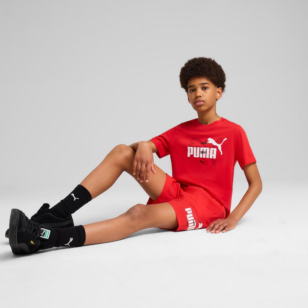 Puma Camiseta Essentials Logo Lab Summer juvenil Ofertas especiales