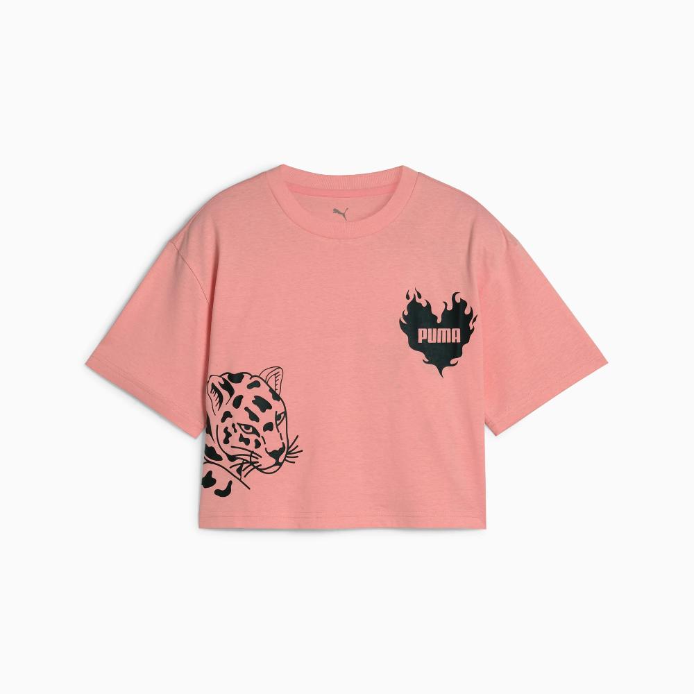 Puma Camiseta corta estampada Essentials juvenil Rebajas de fin de temporada