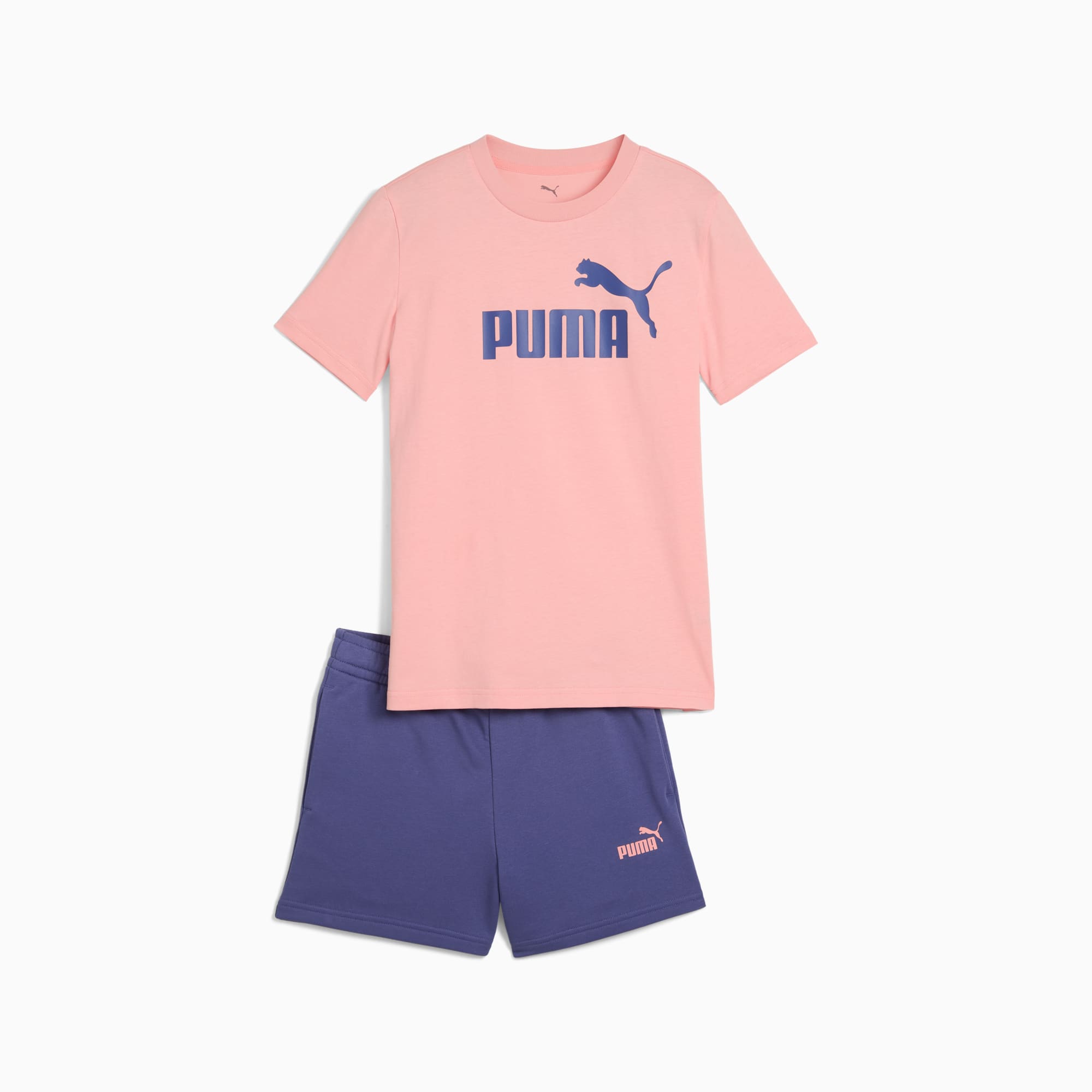 Puma Conjunto de camiseta y shorts Essentials con logo n.º 1 juvenil Tienda